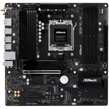 Scheda madre ASRock B850M Pro-A WiFi micro ATX – AMD B850, socket AM5, DDR5, 4x DIMM, 256 GB, Wi-Fi, LAN 2,5 Gb