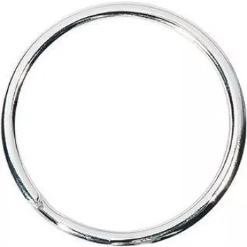 Portachiavi Wedo 262 3035 nichel acciaio 3,5 cm diametro 100 pz.