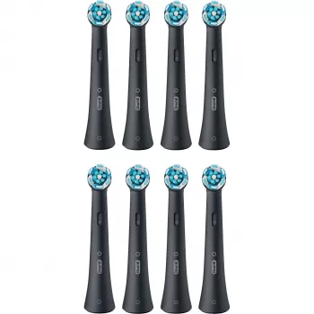 Testine spazzolino sostitutive Oral-B IOUR8BK confezione da 8, nero