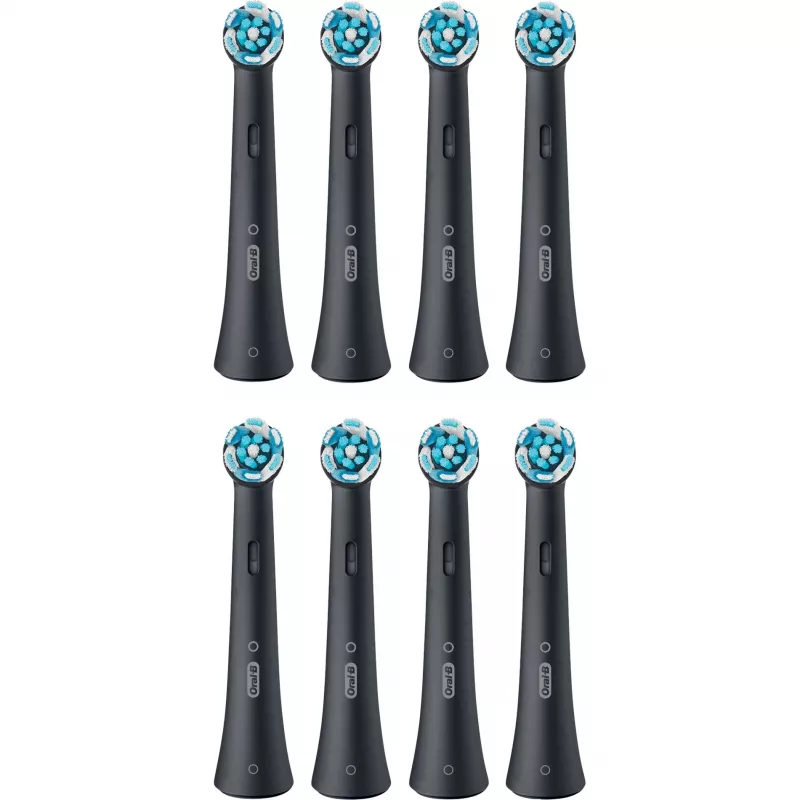 Testine spazzolino sostitutive Oral-B IOUR8BK confezione da 8, nero