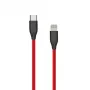 Cavo in silicone USB Type-C - Lightning, 1 m (rosso)