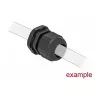 Pressacavo DeLOCK 60224 nero plastica 10 pz.