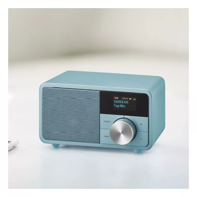 Sangean DDR-7 Norse Blue radio da tavolo, DAB+, FM, AUX, Bluetooth, turchese
