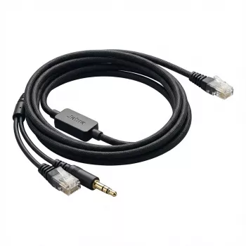 Cavo adattatore Helos compatibile con Jabra 14201-10 — connessione audio/telefono per cuffie