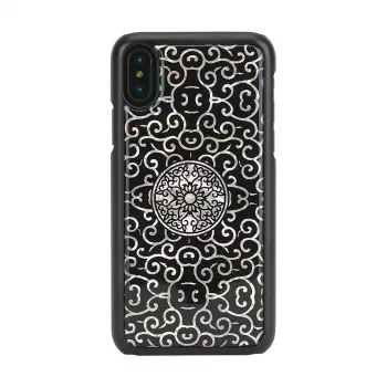 Custodia per smartphone iKins per iPhone XS / XS S Liana — nero