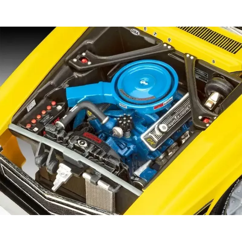 Modello in plastica 70 Shelby Mustang GT500 1/25