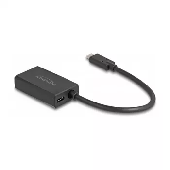 Adattatore DisplayPort femmina a USB Type-C maschio DeLOCK 4K PD 85W