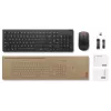 Set tastiera e mouse wireless Lenovo Essential Wireless Combo Gen2 — nero, layout compatto, connessione wireless