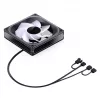 Ventola Jonsbo ZA-120 Reverse Blade PWM ARGB 120mm nero