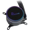 Dissipatore liquido all-in-one INTER-TECH LC-360 RGB — ventola 12 cm, cuscinetto idraulico, nero