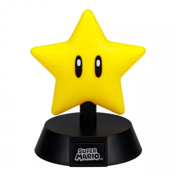Lampada da tavolo Paladone Super Mario Super Star Icon Light — luce notturna LED decorativa