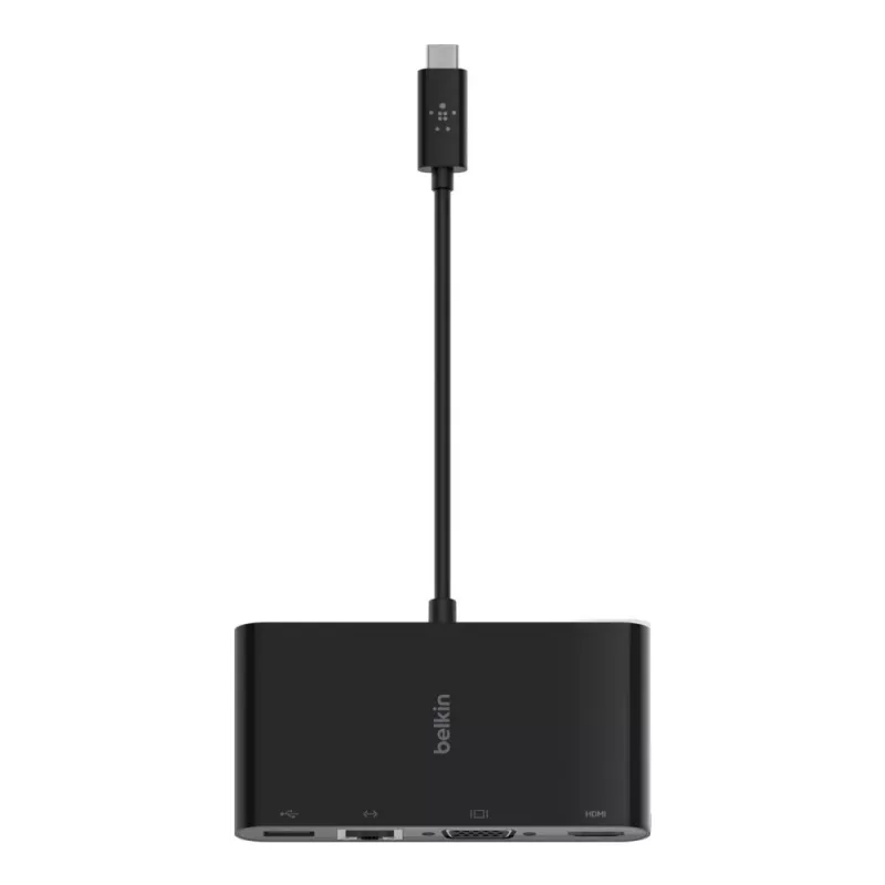 Hub interfaccia Belkin AVC005BTBK USB 3.2 Gen 1 (3.1 Gen 1) Type-C nero