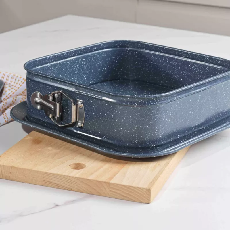 Russell Hobbs RH03425EU7 Nightfall Stone Square tortiera a cerniera 27 cm