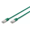 Cavo di rete Digitus CAT 5e SF/UTP RJ-45 0,5 m verde