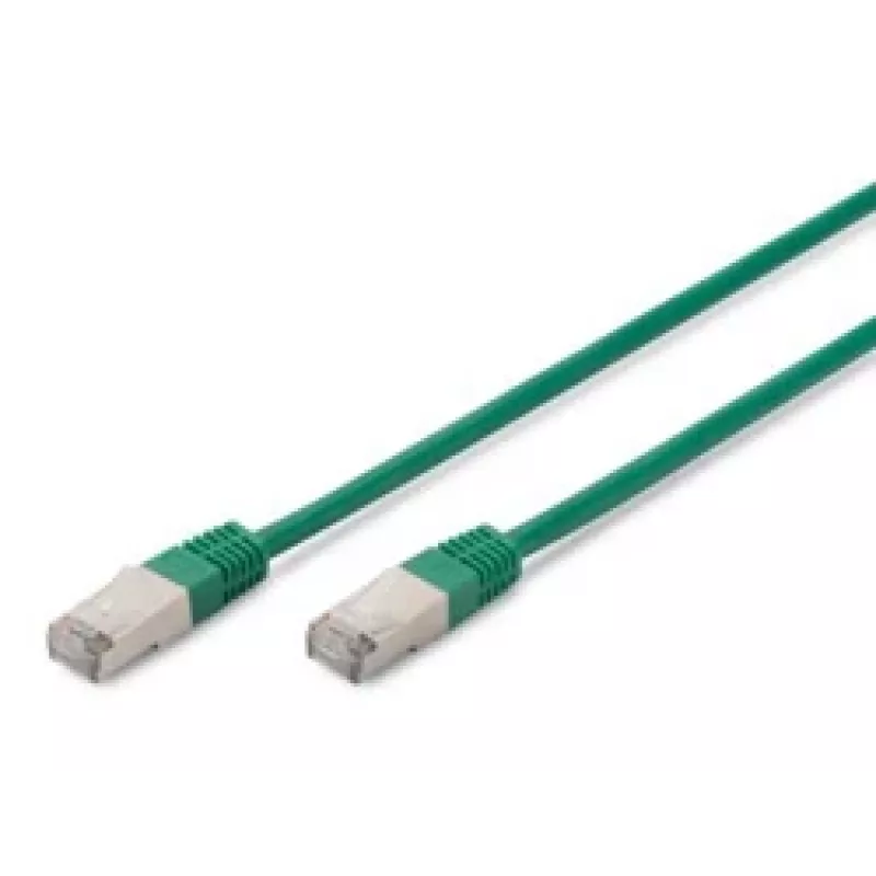 Cavo di rete Digitus CAT 5e SF/UTP RJ-45 0,5 m verde