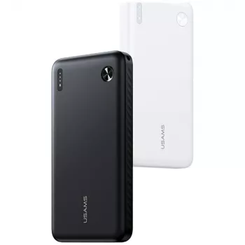 Powerbank usams PB83 10000mAh PD 2×USB-A USB-C bianco