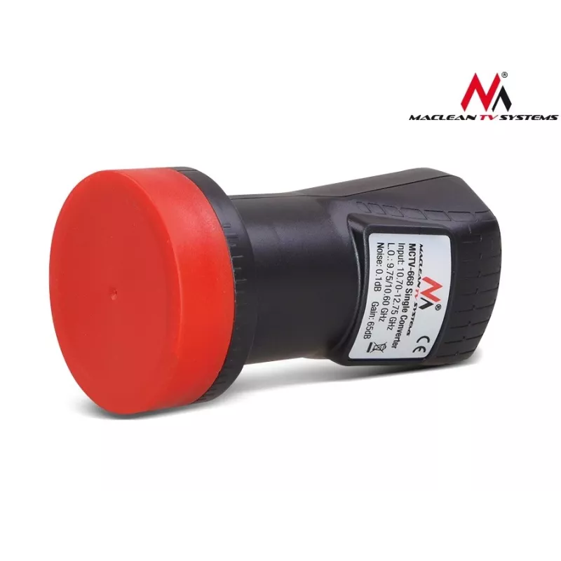 Convertitore singolo satellitare MACLEAN MCTV-668 LNB Single-Output