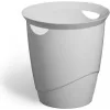 Cestino rotondo in plastica grigio Durable 776010