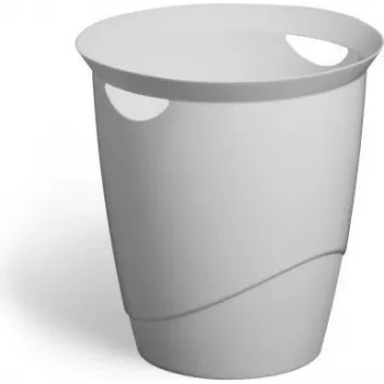 Cestino rotondo in plastica grigio Durable 776010