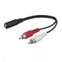 Cavo audio Microconnect AUDALH02 0,2 m 2 x RCA 3,5 mm rosso