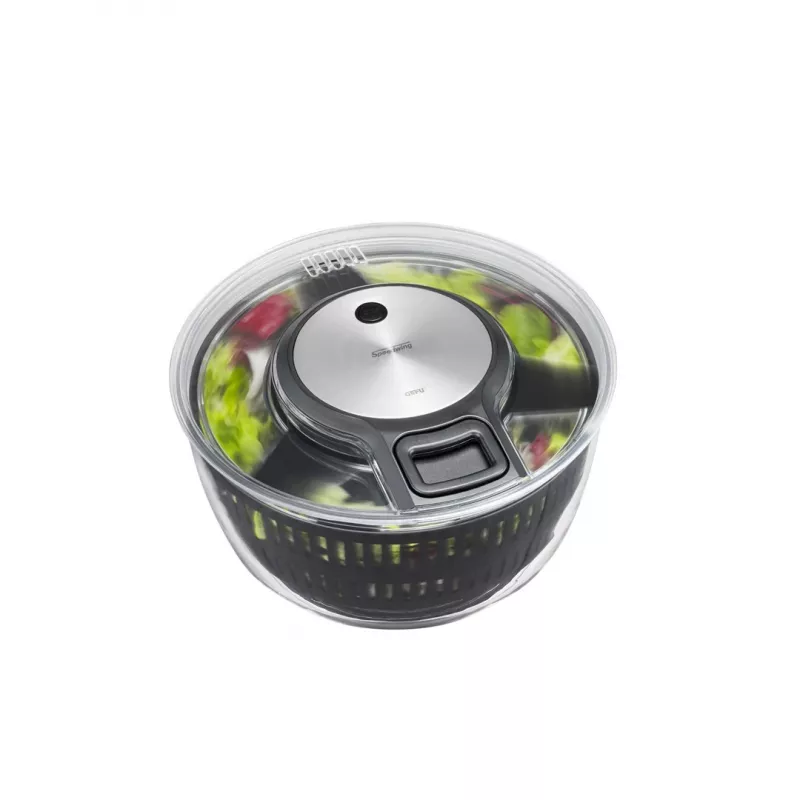 Centrifuga per insalata GEFU Speedwing 28150 — ciotola trasparente 5 L, comando a pulsante, corpo in plastica