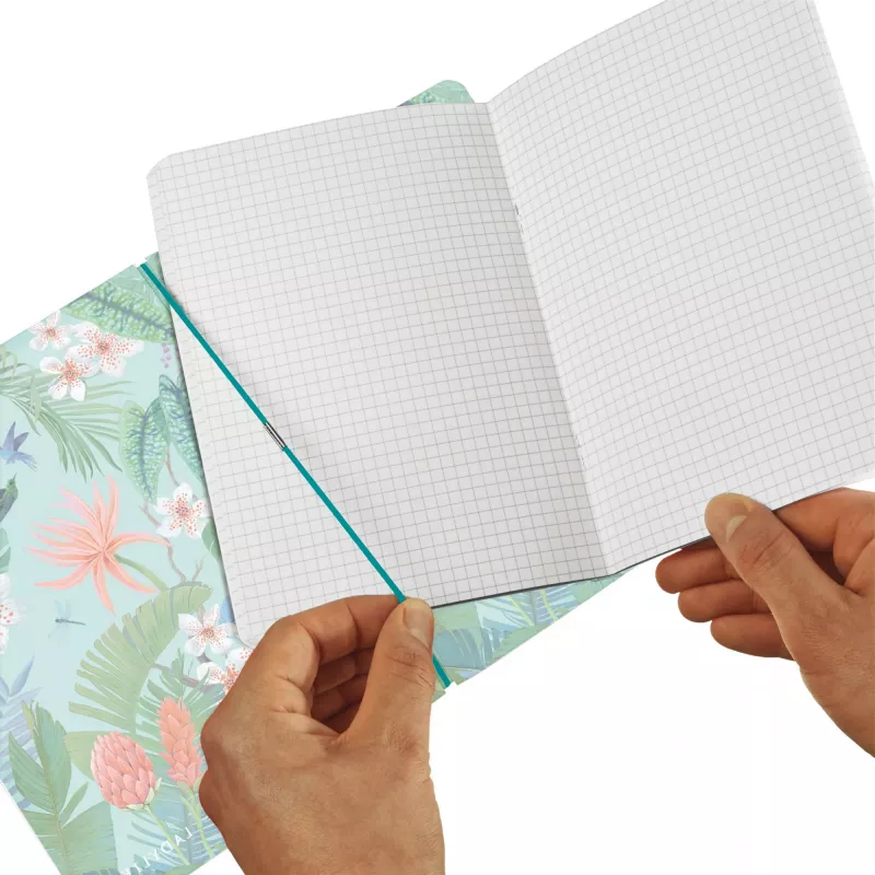 Quaderno Herlitz Ladylike Jungle A4 80 fogli verde multicolore