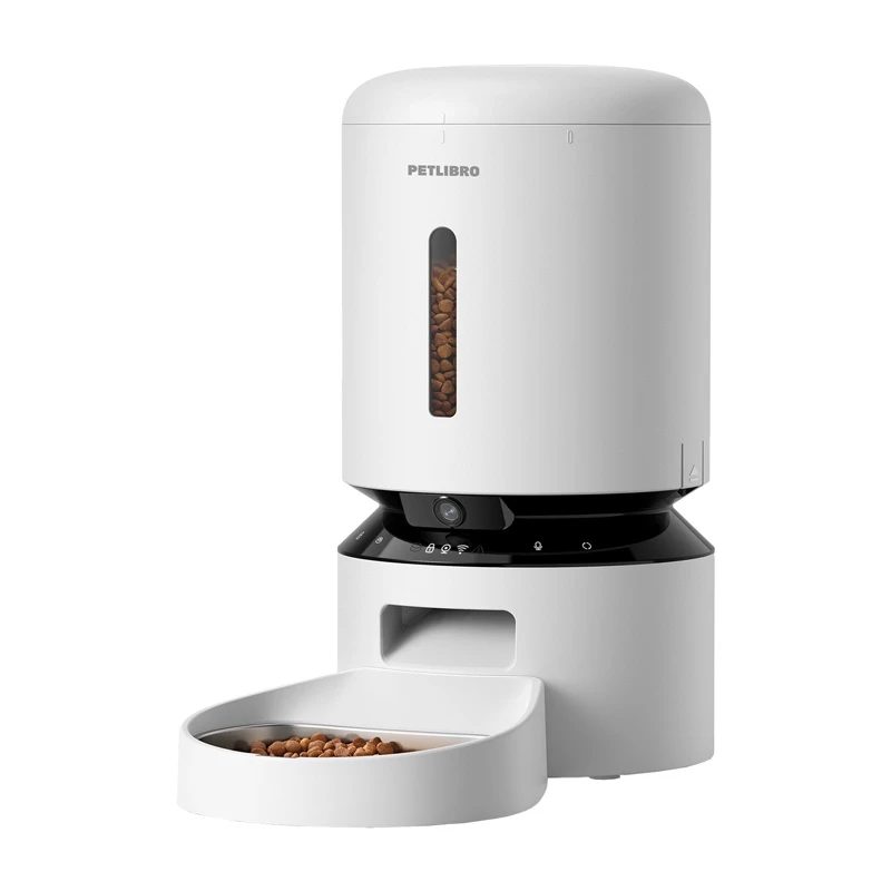 Distributore di cibo Petlibro Granary con telecamera, 5L (bianco)
