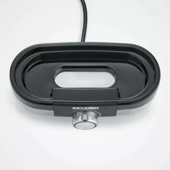 Cuociuova Severin EK 3163 3 uova nero acciaio inox trasparente