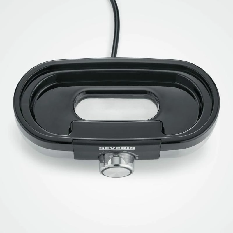 Cuociuova Severin EK 3163 3 uova nero acciaio inox trasparente