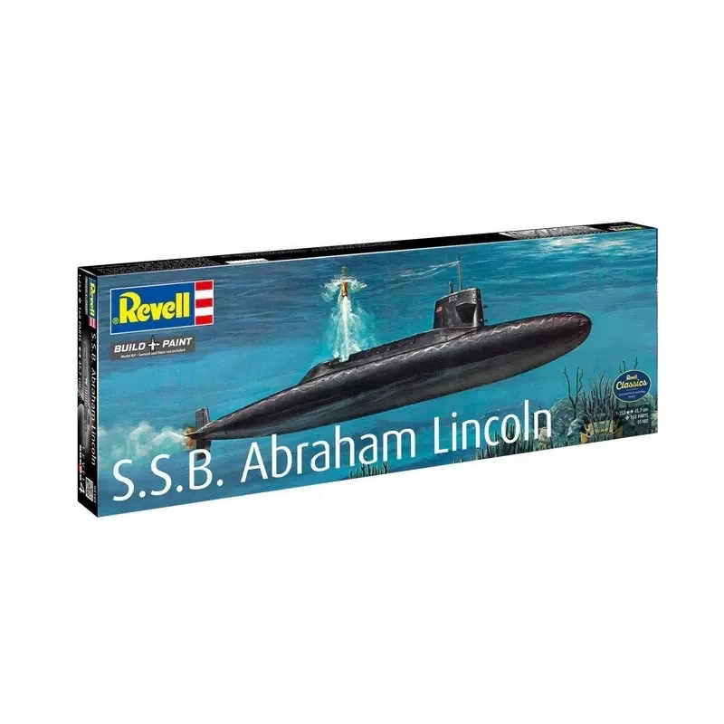 Modello in plastica nave REVELL S.S.B. Abraham Lincoln scala 1/253 kit