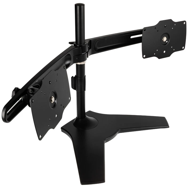 SilverStone SST-ARM23BS-L - supporto doppio monitor - nero