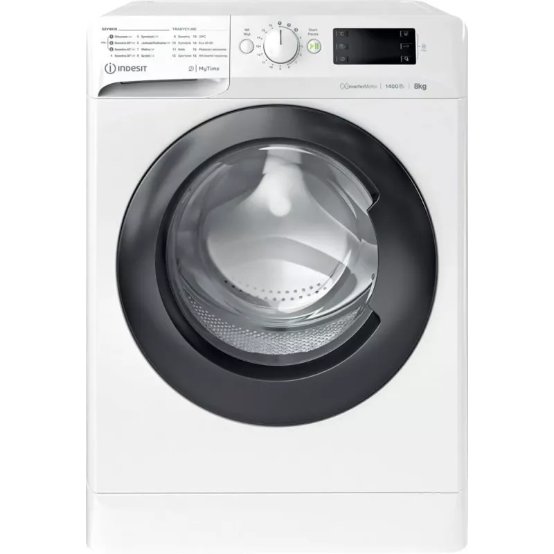 Lavatrice INDESIT MTWE81495WBPL 8 kg, 1400 giri/min, classe di efficienza energetica B