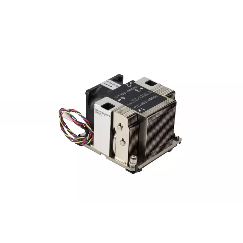Supermicro SNK-P0068AP4 sistema di raffreddamento per processore dissipatore ad aria 6 cm nero, nichel