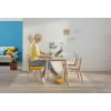 Leitz 5371-00-19 Ergo Cosy poggiapiedi, ergonomico, nucleo morbido, rivestimento in tessuto, giallo