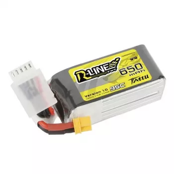 Batteria Tattu R-Line 650mAh 14,8V 95C 4S1P XT30