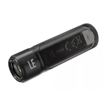 Torcia portatile Nitecore TIKI LE — 300 lm, ricaricabile USB, policarbonato, IP66, antiurto, 10,5 g, 55 mm, nero