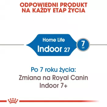 Crocchette per gatti Royal Canin Home Life Indoor 27 Adult 2 kg — gusto pollo, 27% proteine, 13% grassi