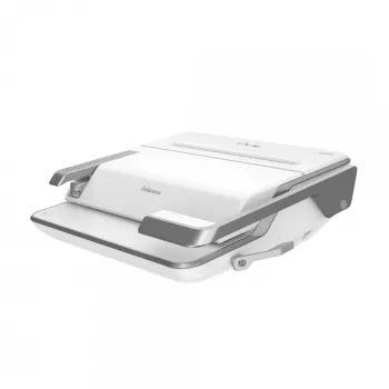Rilegatrice multifunzione 3 in 1 Fellowes Lyra, bianco/argento rilegare, pinzare e perforare in un unico apparecchio, per formato DIN A4/ - 1 pezzo (5603101)