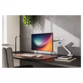 Supporto per monitor DIGITUS Single Design per schermi fino a 35 pollici, morsetto, 10 kg, VESA 75x75–100x100, inclinabile -45–90°