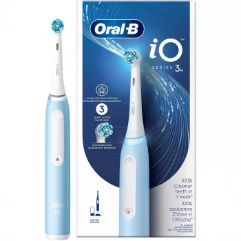 Spazzolino elettrico vibrante Oral-B Braun iO Series 3N adulti azzurro, bianco