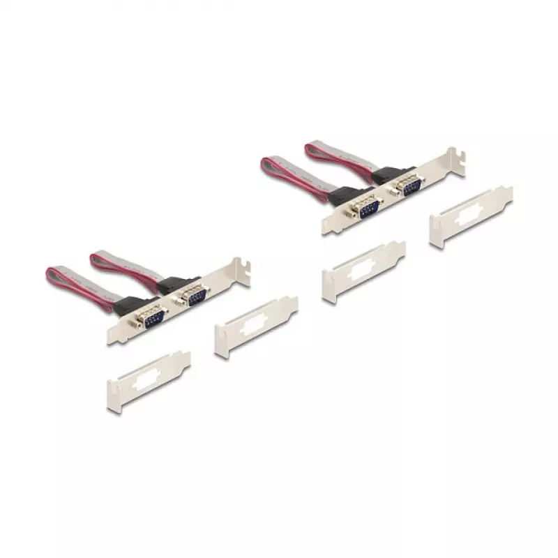 Scheda di interfaccia RS-232 interna DELOCK 95278 — host Mini PCI Express, 4× uscite RS-232, FIFO 256 B, 30×51×10 mm