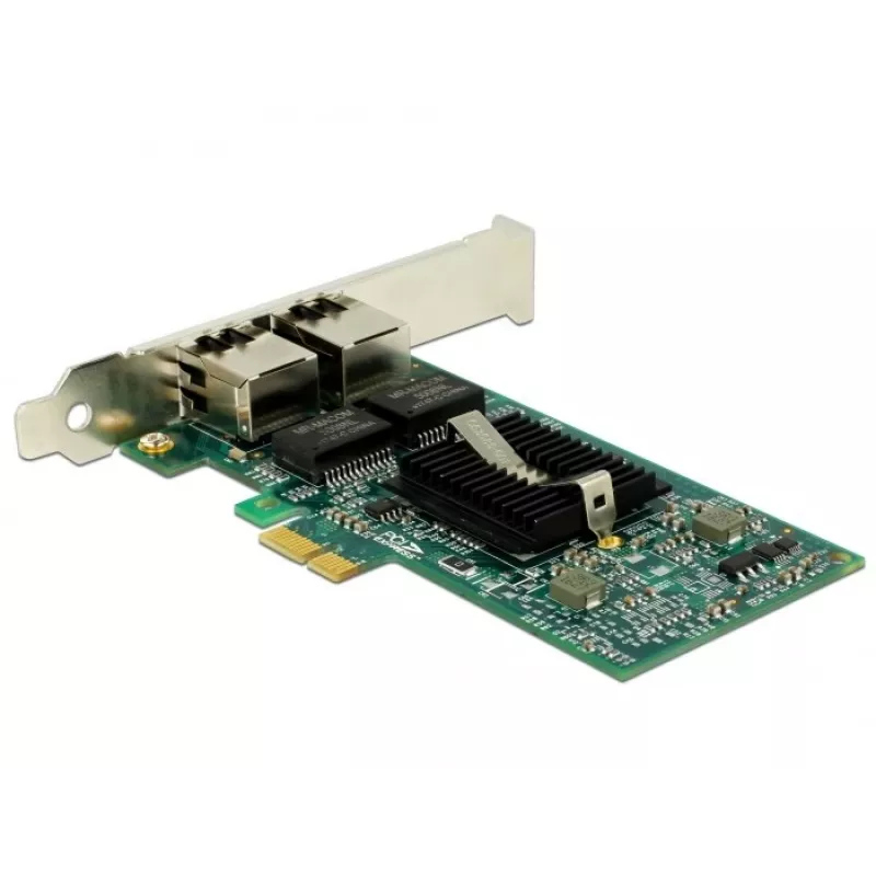 Scheda PCIe Delock 2x Gigabit LAN adattatore di rete