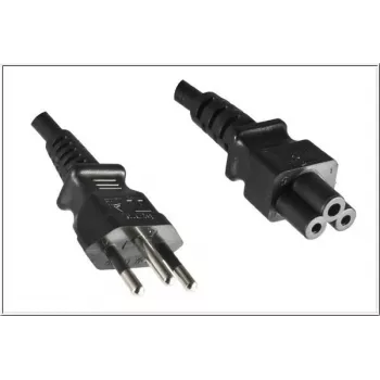 Microconnect PE010818BRAZIL cavo di alimentazione nero 1,8 m connettore femmina C5