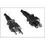 Microconnect PE010818BRAZIL cavo di alimentazione nero 1,8 m connettore femmina C5