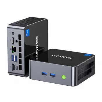 Mini PC GMKtec NucBox M3 Intel Core i5-12450H, 16 GB DDR4, 512 GB SSD, Windows 11 Pro, nero