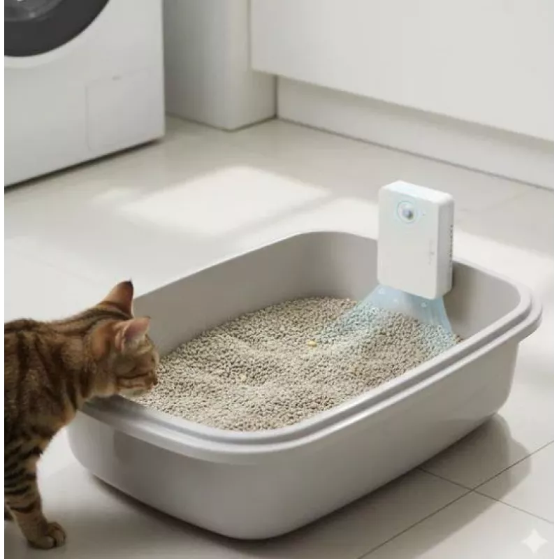 Deodoratore per lettiera per animali Catlink CL-D-01 — ABS, bianco, 75×37×108 mm