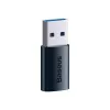 Baseus Ingenuity Adattatore USB-A a USB-C OTG (blu)