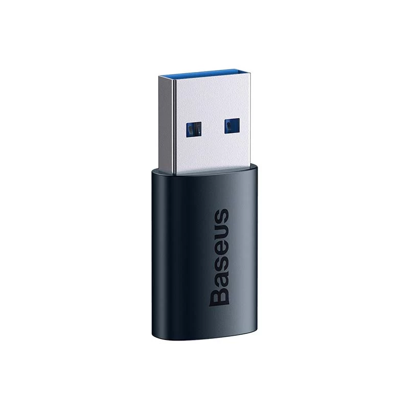 Baseus Ingenuity Adattatore USB-A a USB-C OTG (blu)