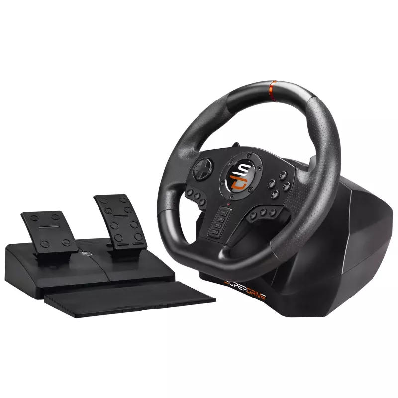 Volante + pedali gaming Subsonic SA5595-PC nero USB