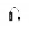 Adattatore di rete Lanberg NC-0100-01 da USB 2.0 a RJ45 100 Mbit, cavo da 0,15 m